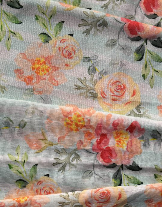 Women's unstiched cloths Marbal printed shirt marbal karandi